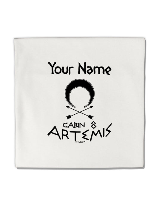 Personalized Cabin 8 Artemis Micro Fleece 14&#x22;x14&#x22; Pillow Sham by TooLoud-Pillow Sham-TooLoud-White-Davson Sales