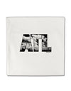 ATL Atlanta Text Micro Fleece 14&#x22;x14&#x22; Pillow Sham by TooLoud-Pillow Sham-TooLoud-White-Davson Sales