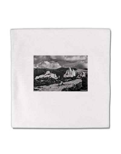 CO Mountain Forest Scene Micro Fleece 14&#x22;x14&#x22; Pillow Sham by TooLoud-Pillow Sham-TooLoud-White-Davson Sales