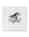 Pegasus Color Illustration Micro Fleece 14&#x22;x14&#x22; Pillow Sham-Pillow Sham-TooLoud-White-Davson Sales