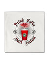 Red Cup Drink Coffee Hail Satan Micro Fleece 14&#x22;x14&#x22; Pillow Sham by TooLoud-TooLoud-White-Davson Sales