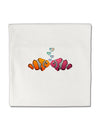 Kissy Clownfish Micro Fleece 14&#x22;x14&#x22; Pillow Sham-Pillow Sham-TooLoud-White-Davson Sales