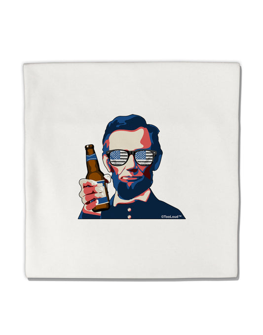 Abraham Drinkoln Micro Fleece 14&#x22;x14&#x22; Pillow Sham-Pillow Sham-TooLoud-White-Davson Sales
