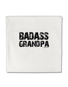 Badass Grandpa Micro Fleece 14&#x22;x14&#x22; Pillow Sham by TooLoud-Pillow Sham-TooLoud-White-Davson Sales