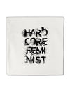 Hardcore Feminist Micro Fleece 14&#x22;x14&#x22; Pillow Sham-Pillow Sham-TooLoud-White-Davson Sales