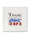 Thank My Lucky Stars and Stripes Color Micro Fleece 14&#x22;x14&#x22; Pillow Sham by TooLoud-Pillow Sham-TooLoud-White-Davson Sales