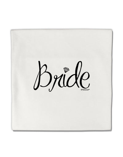 Bride Design - Diamond Micro Fleece 14&#x22;x14&#x22; Pillow Sham-Pillow Sham-TooLoud-White-Davson Sales