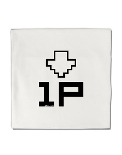 Player One Couples Design Micro Fleece 14&#x22;x14&#x22; Pillow Sham-Pillow Sham-TooLoud-White-Davson Sales