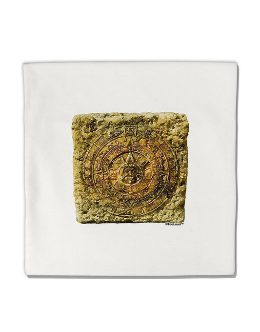 Stone Carving Sepia Micro Fleece 14&#x22;x14&#x22; Pillow Sham-Pillow Sham-TooLoud-White-Davson Sales
