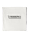 Namsayin Text Bubble Micro Fleece 14&#x22;x14&#x22; Pillow Sham-Pillow Sham-TooLoud-White-Davson Sales