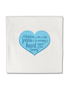 Adoption is When - Mom and Son Quote Micro Fleece 14&#x22;x14&#x22; Pillow Sham by TooLoud-Pillow Sham-TooLoud-White-Davson Sales