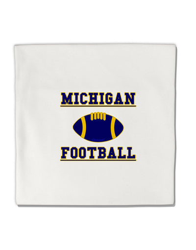 Michigan Football Micro Fleece 14&#x22;x14&#x22; Pillow Sham by TooLoud-TooLoud-White-Davson Sales