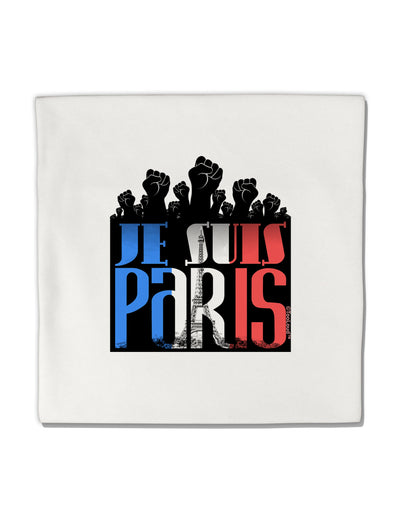 Je Suis Paris - Strong Micro Fleece 14&#x22;x14&#x22; Pillow Sham by TooLoud-TooLoud-White-Davson Sales