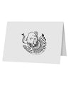 TooLoud Save the Asian Elephants 10 Pack of 5x7" Top Fold Blank Greeting Cards-Greeting Cards-TooLoud-Davson Sales