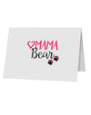 Mama Bear Paws 10 Pack of 5x7&#x22; Top Fold Blank Greeting Cards-Greeting Cards-TooLoud-White-Davson Sales