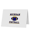 Michigan Football 10 Pack of 5x7&#x22; Top Fold Blank Greeting Cards by TooLoud-TooLoud-White-Davson Sales