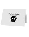 I Just Want To Drink Wine And Save Animals 10 Pack of 5x7&#x22; Top Fold Blank Greeting Cards by TooLoud-TooLoud-White-Davson Sales