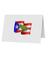 Puerto Rico Coqui 10 Pack of 5x7&#x22; Top Fold Blank Greeting Cards-Greeting Cards-TooLoud-White-Davson Sales