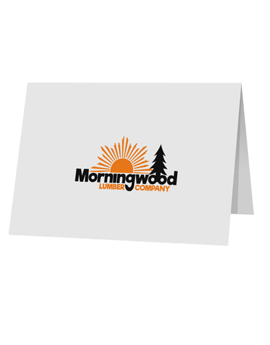 Morningwood Company Funny 10 Pack of 5x7&#x22; Top Fold Blank Greeting Cards by TooLoud-TooLoud-White-Davson Sales