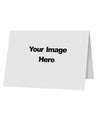 Custom Personalized Your own Text or Image 10 Pack of 5x7; Top Fold Blank Greeting Cards-Greeting Cards-TooLoud-White-Davson Sales