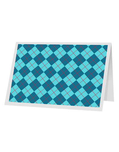 Blue Argyle AOP Collapsible Neoprene Bottle Insulator All Over Print by TooLoud-TooLoud-White-Davson Sales