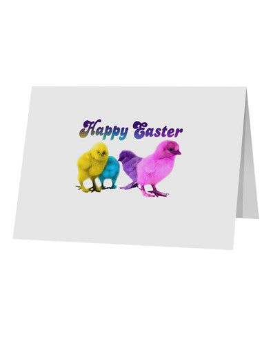 Happy Easter Peepers 10 Pack of 5x7" Top Fold Blank Greeting Cards-Greeting Cards-TooLoud-Davson Sales