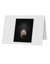 Scary Black Bear 10 Pack of 5x7&#x22; Top Fold Blank Greeting Cards-Greeting Cards-TooLoud-White-Davson Sales