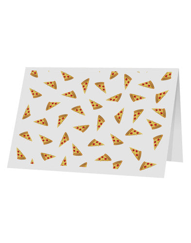 Pizza Slices AOP 10 Pack of 5x7&#x22; Top Fold Blank Greeting Cards-Greeting Cards-TooLoud-White-Davson Sales