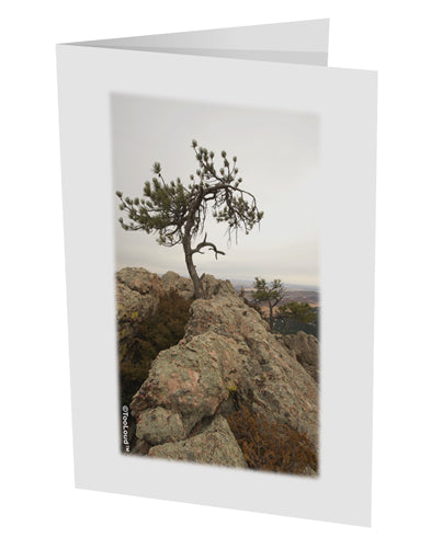 Stone Tree Colorado 10 Pack of 5x7&#x22; Side Fold Blank Greeting Cards by TooLoud-Greeting Cards-TooLoud-White-Davson Sales