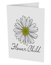 Pretty Daisy - Flower Child 10 Pack of 5x7" Side Fold Blank Greeting Cards-Greeting Cards-TooLoud-Davson Sales