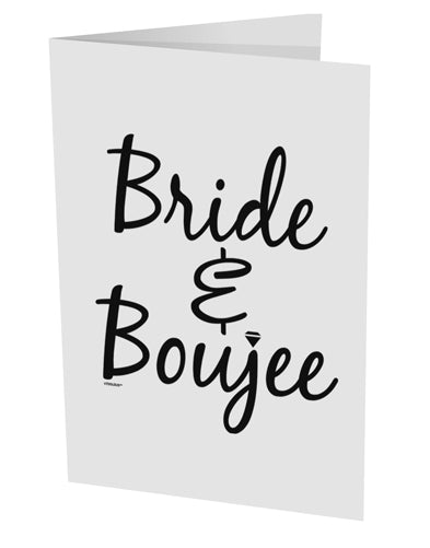 TooLoud Bride and Boujee 10 Pack of 5x7 Inch Side Fold Blank Greeting Cards-Greeting Cards-TooLoud-Davson Sales