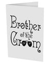 TooLoud Brother of the Groom 10 Pack of 5x7 Inch Side Fold Blank Greeting Cards-Greeting Cards-TooLoud-Davson Sales