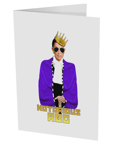 Notorious RBG 10 Pack of 5x7&#x22; Side Fold Blank Greeting Cards by TooLoud-TooLoud-White-Davson Sales