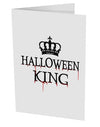 Halloween King 10 Pack of 5x7&#x22; Side Fold Blank Greeting Cards by TooLoud-Greeting Cards-TooLoud-White-Davson Sales
