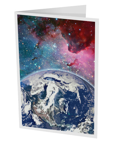 Fantasy Galactic Earth All Over Collapsible Neoprene Bottle Insulator All Over Print by TooLoud-TooLoud-White-Davson Sales