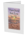 Life Will Love You Back 10 Pack of 5x7&#x22; Side Fold Blank Greeting Cards by TooLoud-Greeting Cards-TooLoud-White-Davson Sales