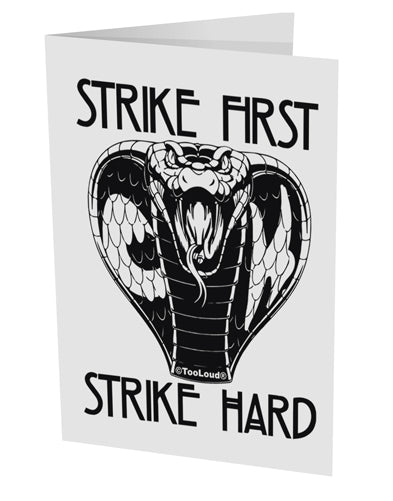 TooLoud Strike First Strike Hard Cobra 10 Pack of 5x7 Inch Side Fold B