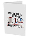 TooLoud Cup of Joe -Biden 10 Pack of 5x7 Inch Side Fold Blank Greeting Cards-Greeting Cards-TooLoud-Davson Sales
