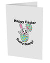 Happy Easter Every Bunny 10 Pack of 5x7&#x22; Side Fold Blank Greeting Cards by TooLoud-TooLoud-White-Davson Sales