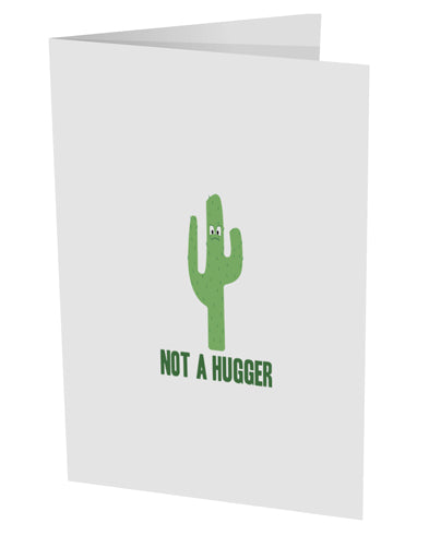 TooLoud Not a Hugger 10 Pack of 5x7 Inch Side Fold Blank Greeting Cards-Greeting Cards-TooLoud-Davson Sales