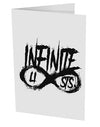 Infinite Lists 10 Pack of 5x7&#x22; Side Fold Blank Greeting Cards by TooLoud-TooLoud-White-Davson Sales