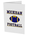Michigan Football 10 Pack of 5x7&#x22; Side Fold Blank Greeting Cards by TooLoud-TooLoud-White-Davson Sales