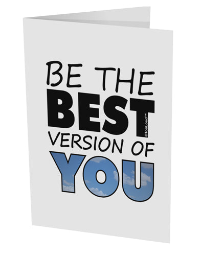 Be The Best Version Of You Collapsible Neoprene Tall Can Insulator by TooLoud-TooLoud-White-Davson Sales