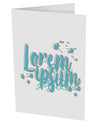 TooLoud Lorem Ipsum 10 Pack of 5x7 Inch Side Fold Blank Greeting Cards-Greeting Cards-TooLoud-Davson Sales