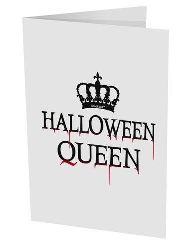 Halloween Queen 10 Pack of 5x7&#x22; Side Fold Blank Greeting Cards by TooLoud-Greeting Cards-TooLoud-White-Davson Sales