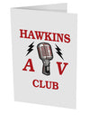 Hawkins AV Club 10 Pack of 5x7&#x22; Side Fold Blank Greeting Cards by TooLoud-Greeting Cards-TooLoud-White-Davson Sales