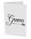TooLoud Groom 10 Pack of 5x7 Inch Side Fold Blank Greeting Cards-Greeting Cards-TooLoud-Davson Sales