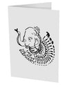 TooLoud Save the Asian Elephants 10 Pack of 5x7" Side Fold Blank Greeting Cards-Greeting Cards-TooLoud-Davson Sales