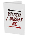 Witch I Might Be Collapsible Neoprene Tall Can Insulator by TooLoud-TooLoud-White-Davson Sales