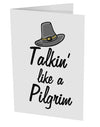TooLoud Talkin Like a Pilgrim 10 Pack of 5x7 Inch Side Fold Blank Greeting Cards-Greeting Cards-TooLoud-Davson Sales